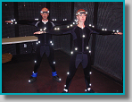 Movement coach Lorin Eric Salm during performance capture session.